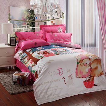 貨到付款 | 洛蘭活性貢緞四件套 全棉高檔床品，宅家享受品質生活